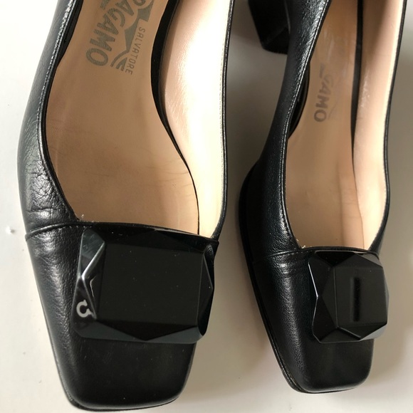 Salvatore Ferragamo Loafer Block Heels - Picture 2 of 11